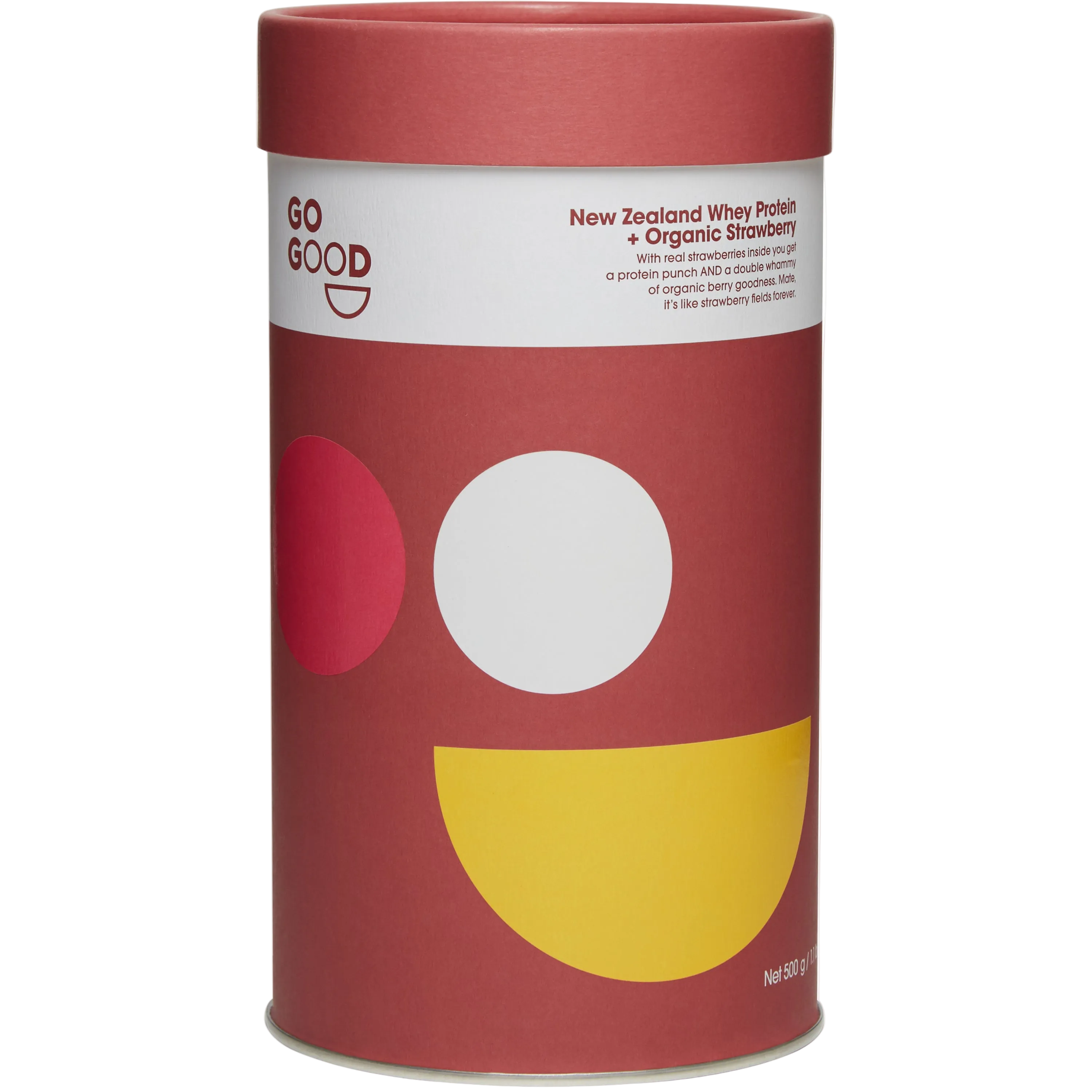 Whey Protein Powder + Organic Strawberry