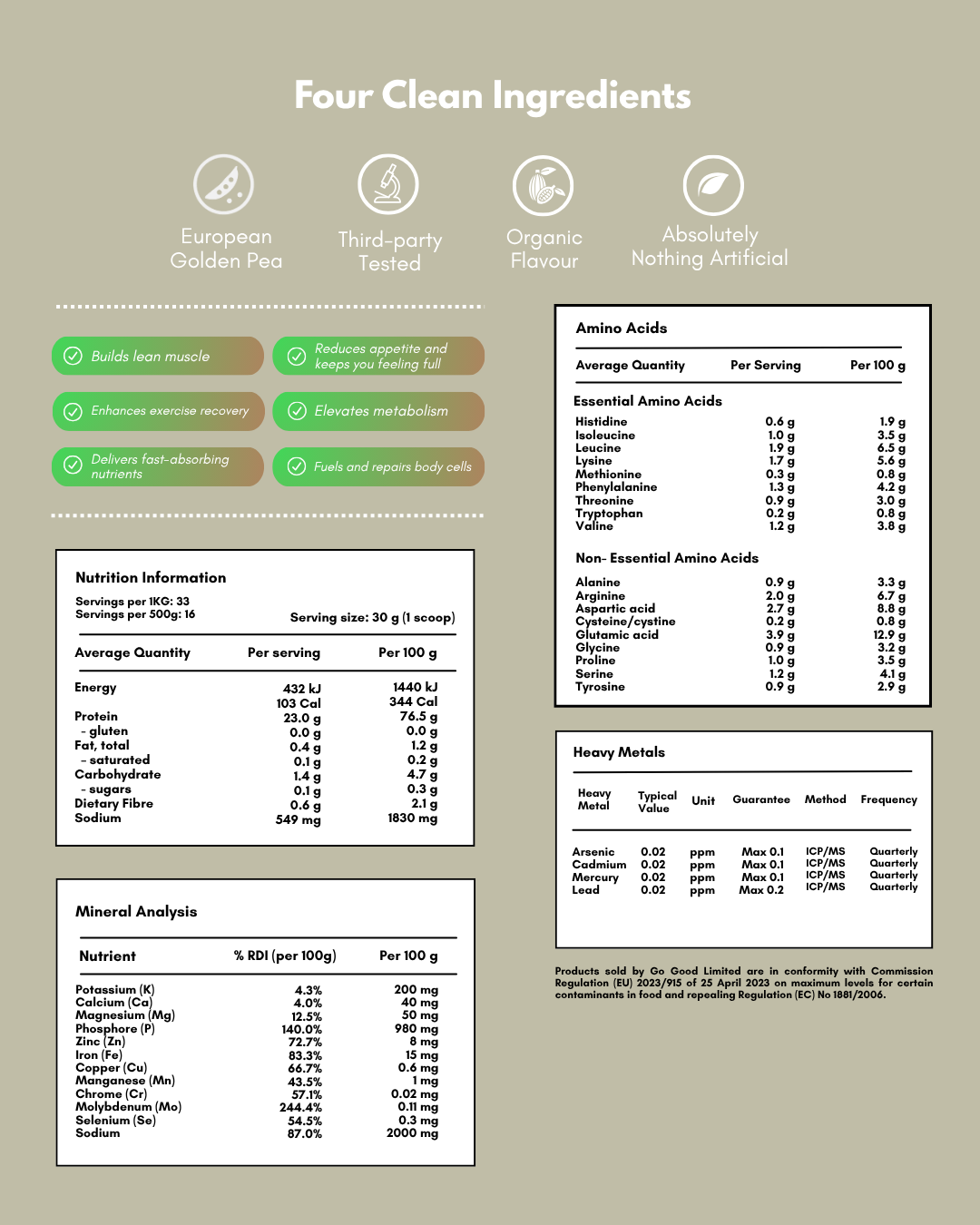 Plant Protein Isolate + Organic Vanilla