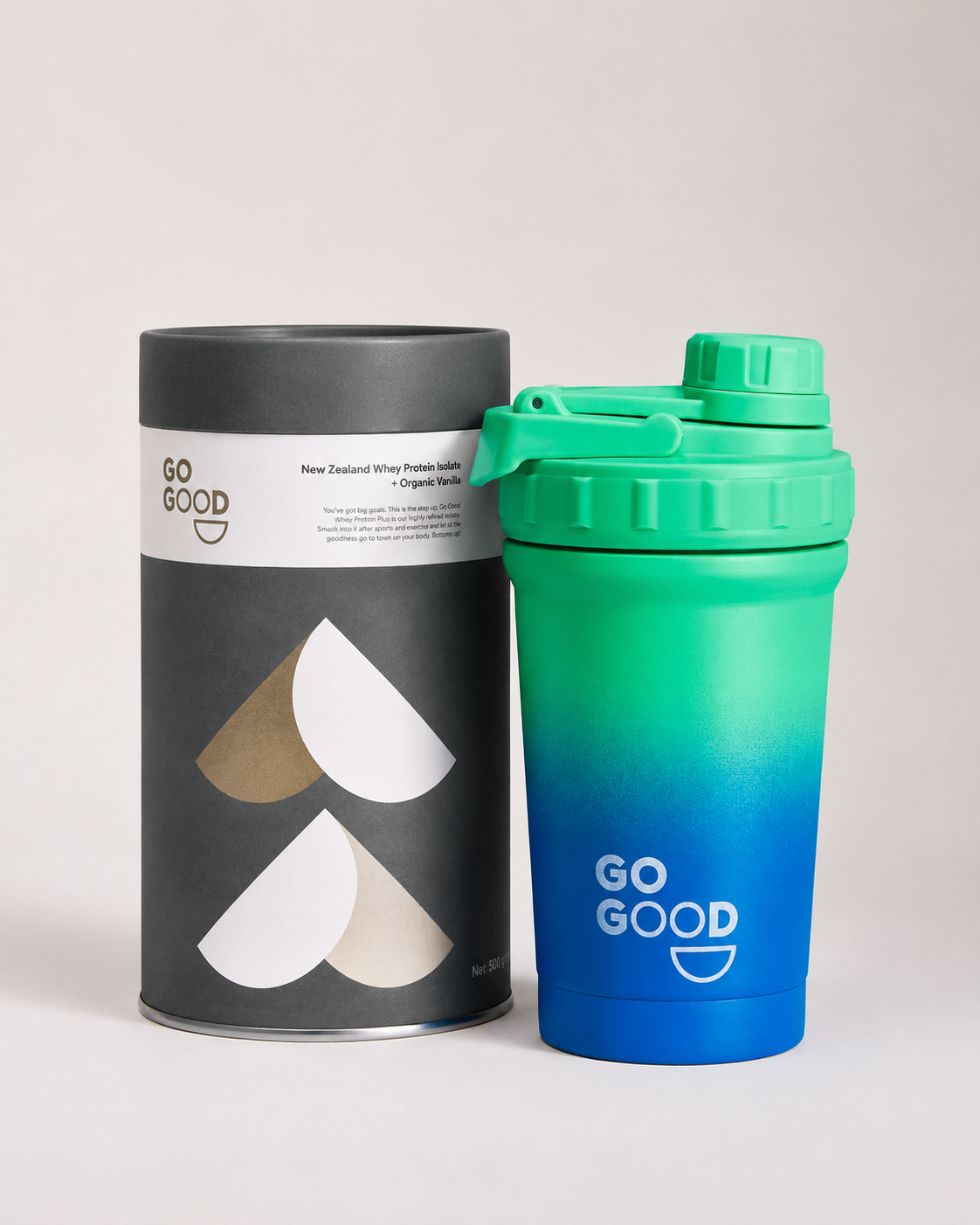 500g Whey Protein Isolate (WPI) Powder + Shaker Bundle