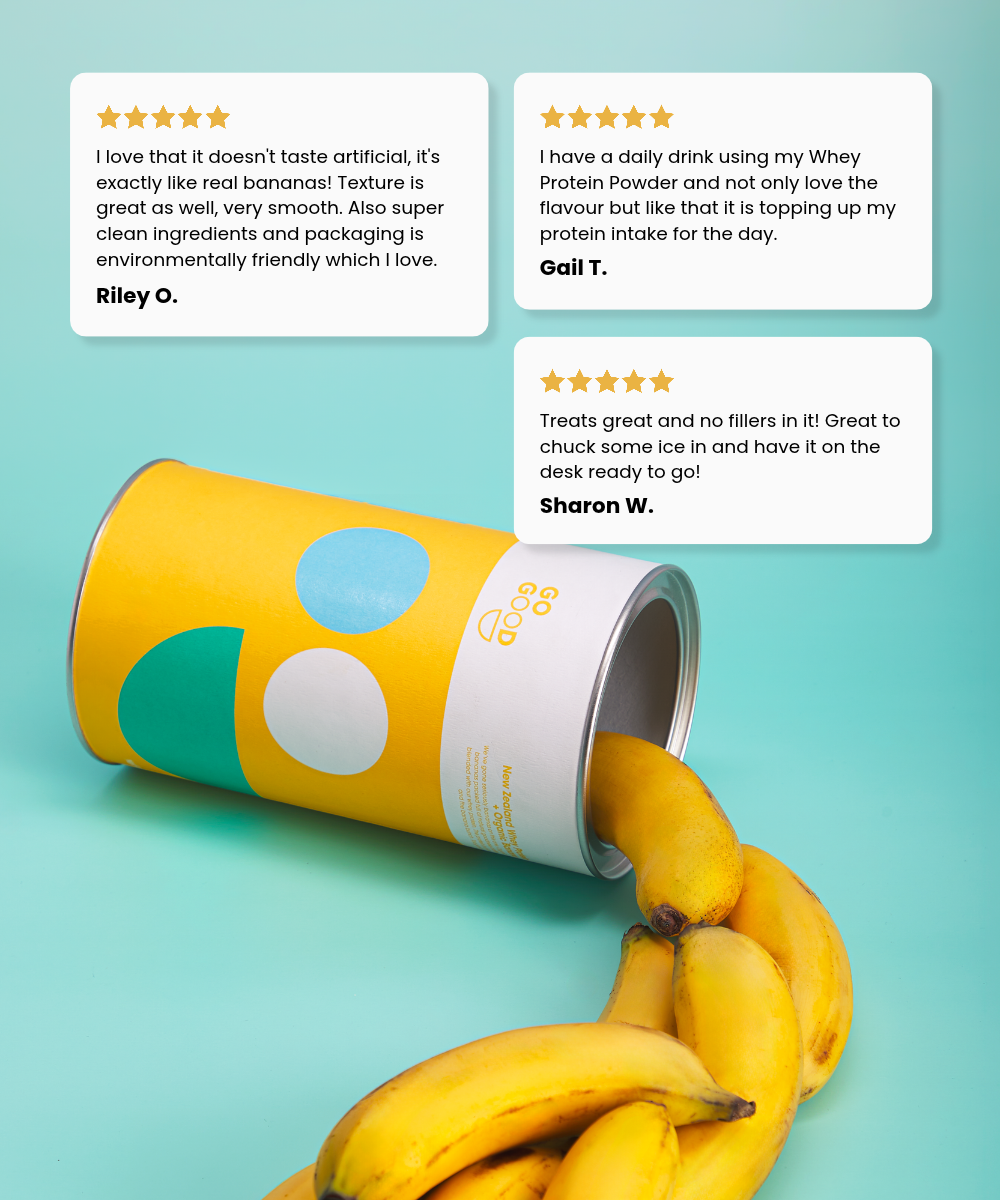 Whey Protein Powder + Organic Banana