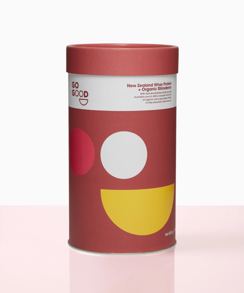 Whey Protein Powder + Organic Strawberry